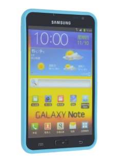 Mercury Goospery Glossy Gel Case for Samsung I9220 Galaxy Note - Sky Blue