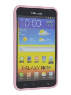 Mercury Goospery Glossy Gel Case for Samsung I9220 Galaxy Note - Baby Pink