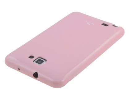 Mercury Goospery Glossy Gel Case for Samsung I9220 Galaxy Note - Baby Pink