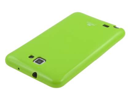 Mercury Goospery Glossy Gel Case for Samsung I9220 Galaxy Note - Lime Green