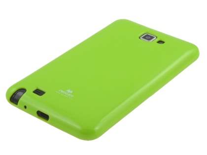 Mercury Goospery Glossy Gel Case for Samsung I9220 Galaxy Note - Lime Green