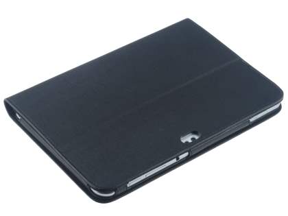 Samsung Galaxy Tab 8.9 4G Synthetic Leather Flip Case with Dual-Angle Tilt Stand - Black