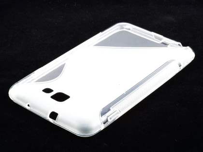 Samsung I9220 Galaxy Note Wave Case - Clear/Frosted Clear