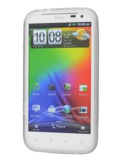 HTC Sensation XL Dual-Design Case - Clear/Frosted Clear