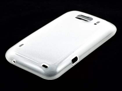 HTC Sensation XL Dual-Design Case - Clear/Frosted Clear