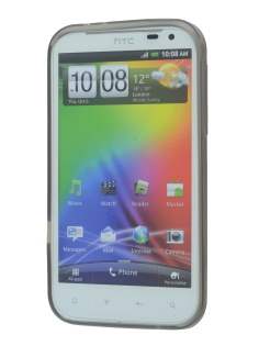 POLAISHI HTC Sensation XL Frosted TPU Case - Grey