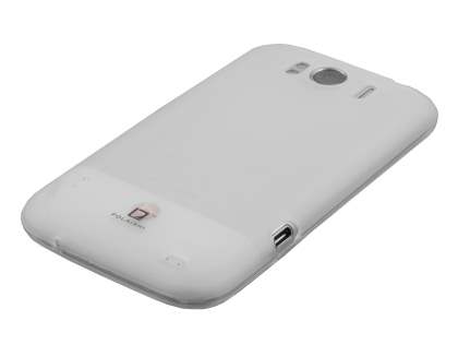 POLAISHI HTC Sensation XL Frosted TPU Case plus Screen Protector - Clear