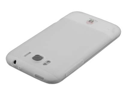 POLAISHI HTC Sensation XL Frosted TPU Case plus Screen Protector - Clear