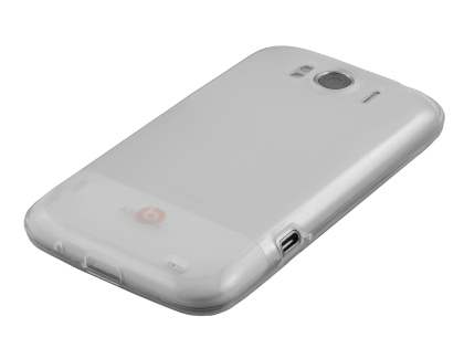 KingOK HTC Sensation XL Frosted TPU Case - Frosted Clear