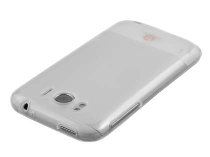 KingOK HTC Sensation XL Frosted TPU Case - Frosted Clear
