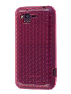 HTC Rhyme TPU Gel Case - Diamond Pink