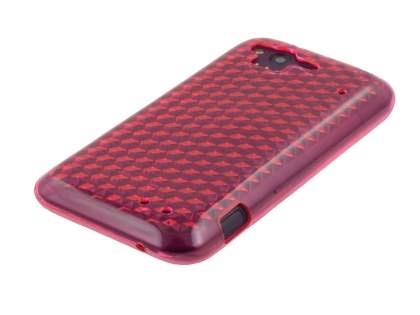 HTC Rhyme TPU Gel Case - Diamond Pink