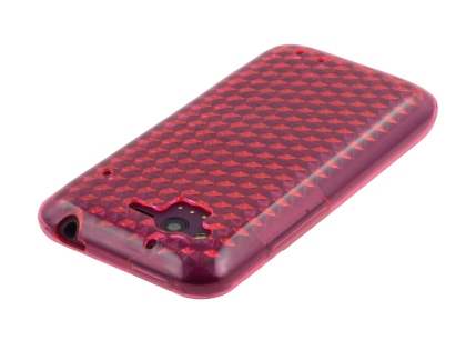 HTC Rhyme TPU Gel Case - Diamond Pink