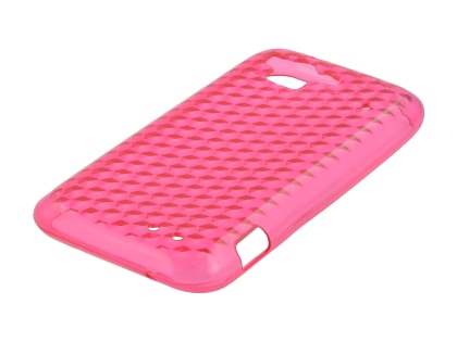 HTC Rhyme TPU Gel Case - Diamond Pink