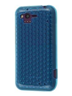 HTC Rhyme TPU Gel Case - Diamond Sky Blue
