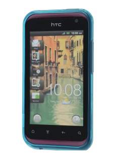HTC Rhyme TPU Gel Case - Diamond Sky Blue