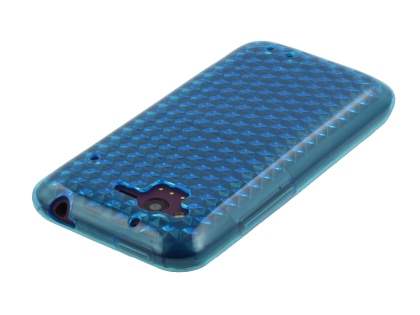 HTC Rhyme TPU Gel Case - Diamond Sky Blue