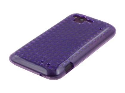 HTC Rhyme TPU Gel Case - Diamond Purple