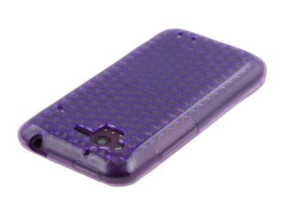HTC Rhyme TPU Gel Case - Diamond Purple