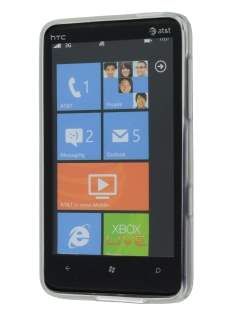 POLAISHI HTC HD7 Frosted TPU Case - Frosted Clear