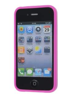 iPhone 4S Dual-Design Case - Pink/Frosted Pink