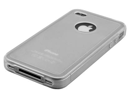 iPhone 4S Dual-Design Case - Clear/Frosted Clear