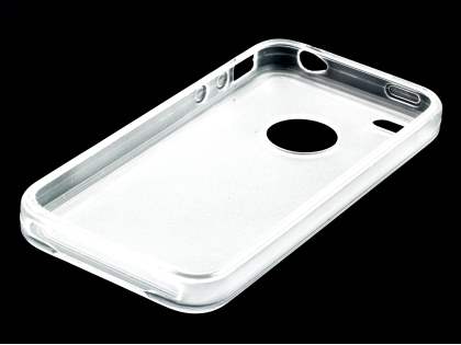 iPhone 4S Dual-Design Case - Clear/Frosted Clear