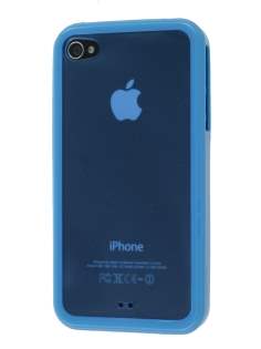 Dual-Design Case for iPhone 4S/4 - Blue/Frosted Blue Dual-Design Case