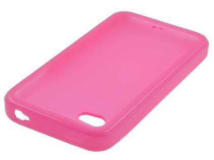 Dual-Design Case for iPhone 4S/4 - Pink/Frosted Pink