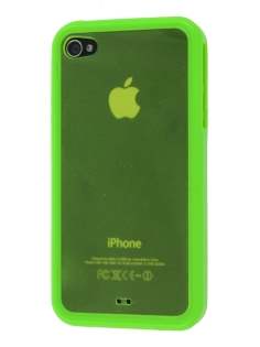 Dual-Design Case for iPhone 4S/4 - Green/Frosted Green Dual-Design Case