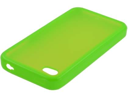 Dual-Design Case for iPhone 4S/4 - Green/Frosted Green