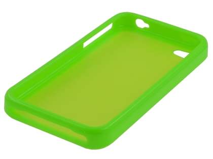 Dual-Design Case for iPhone 4S/4 - Green/Frosted Green