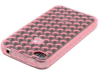 iPhone 4S Bubble Gel Case - Baby Pink