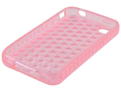 iPhone 4S Bubble Gel Case - Baby Pink