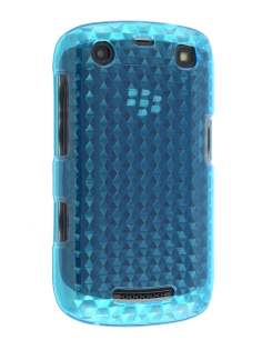 BlackBerry Curve 9360 TPU Gel Case - Diamond Blue