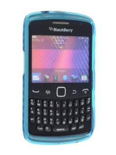 BlackBerry Curve 9360 TPU Gel Case - Diamond Blue