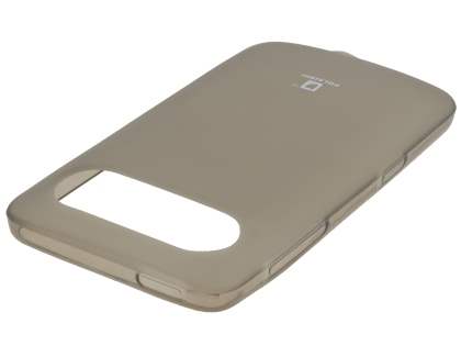 POLAISHI HTC HD7 Frosted TPU Case plus Screen Protector - Frosted Grey