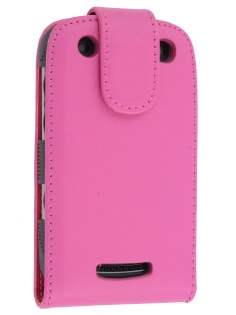BlackBerry Curve 9360 Synthetic Leather Flip Case - Pink