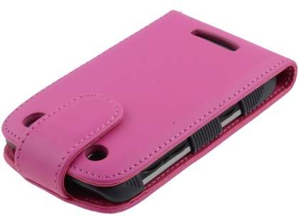 BlackBerry Curve 9360 Synthetic Leather Flip Case - Pink