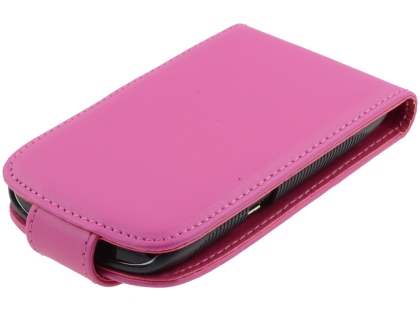 BlackBerry Curve 9360 Synthetic Leather Flip Case - Pink