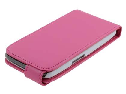 Samsung I9250 Google Galaxy Nexus Synthetic Leather Flip Case - Pink