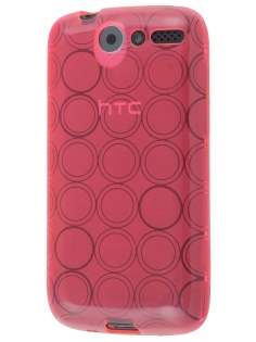 HTC Desire A8183 TPU Gel Case - Frosted Pink HTC Desire A8183 TPU Gel Case - Frosted Pink