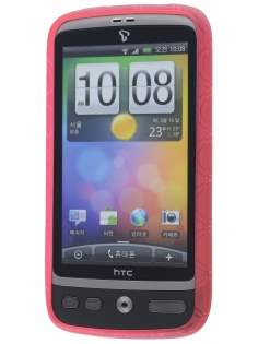 HTC Desire A8183 TPU Gel Case - Frosted Pink