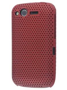 HTC Desire S Slim Mesh Case - Red