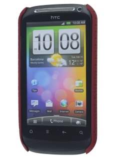 HTC Desire S Slim Mesh Case - Red