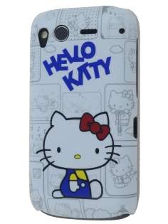 HTC Desire S Hello Kitty Back Case - White/blue