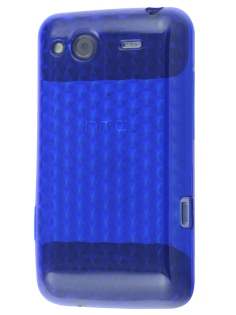 HTC Salsa TPU Gel Case - Diamond Blue