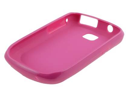 Samsung S5570 Galaxy Mini Frosted Colour TPU Gel Case - Pink