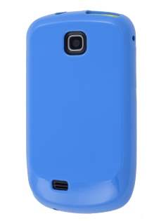 Samsung S5570 Galaxy Mini Frosted Colour TPU Gel Case - Blue