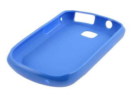 Samsung S5570 Galaxy Mini Frosted Colour TPU Gel Case - Blue